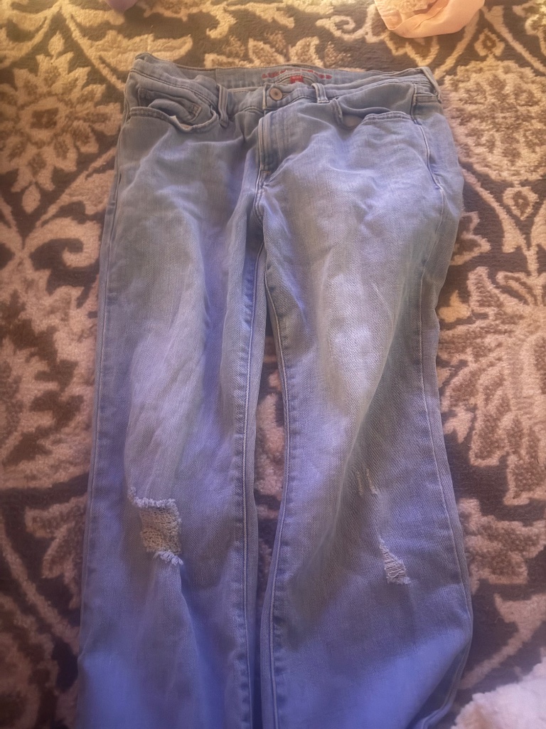 Classic Lucky Brand Womens Midrise Bootcut Stretch Denim Jeans In Light Blue De